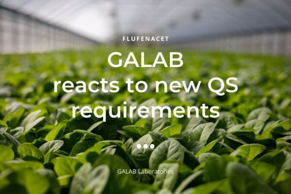 Flufenacet: GALAB reacts to new QS requirements