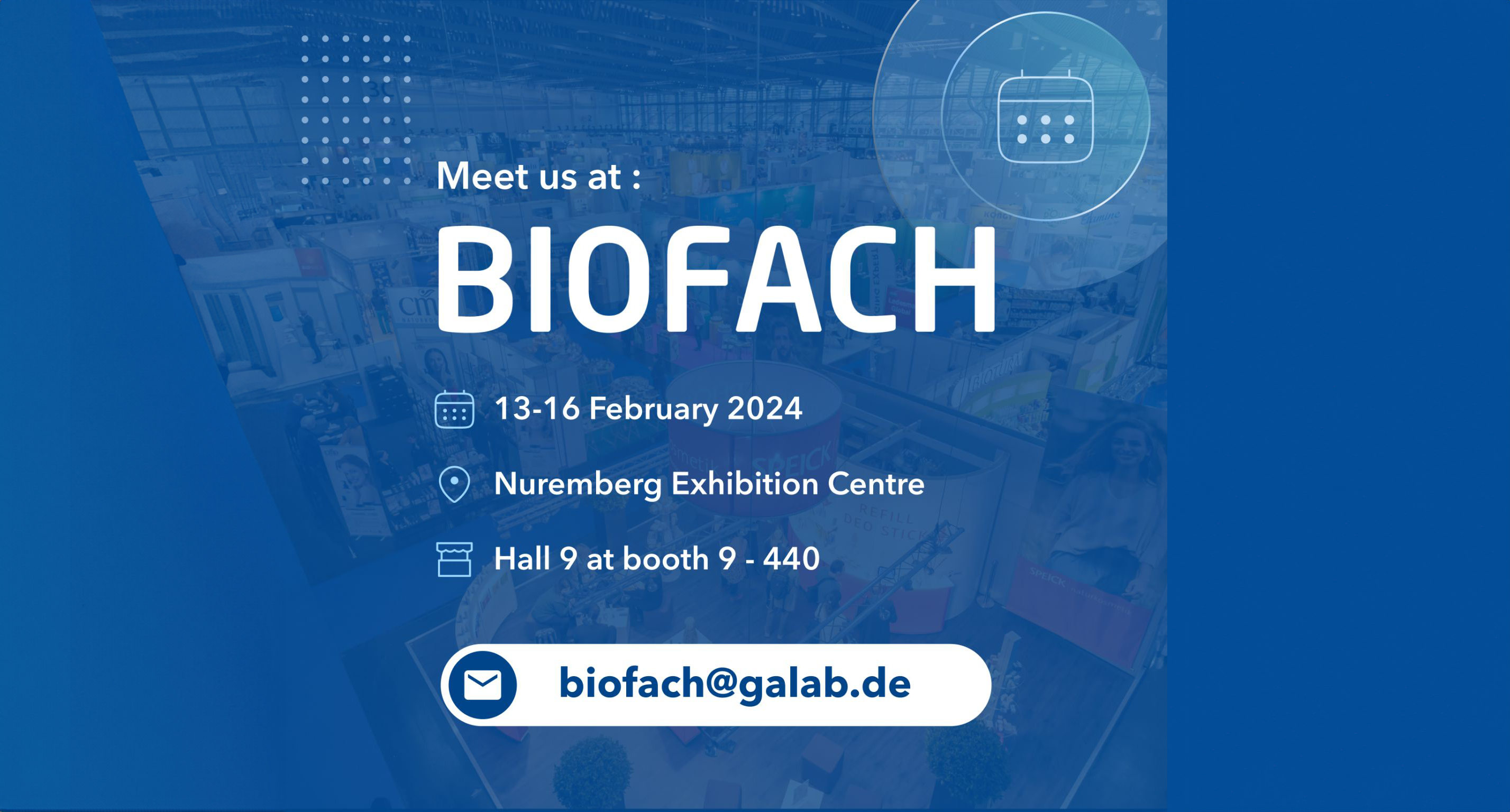 We proudly announce our attendance at BIOFACH 2024